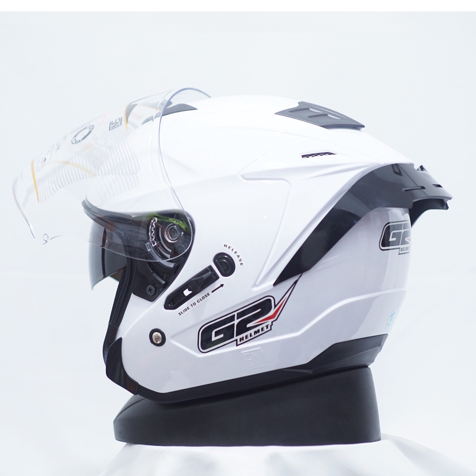 Jual HELM DOUBLE VISOR G2 DYNAMIC G2 OPTIMAX DYNAMIC CENTRO SOLID