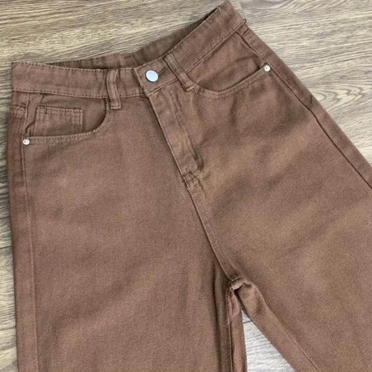Terbaru Sevins - celana panjang highwaist kulot jeans army coklat/kulot jeans wanita