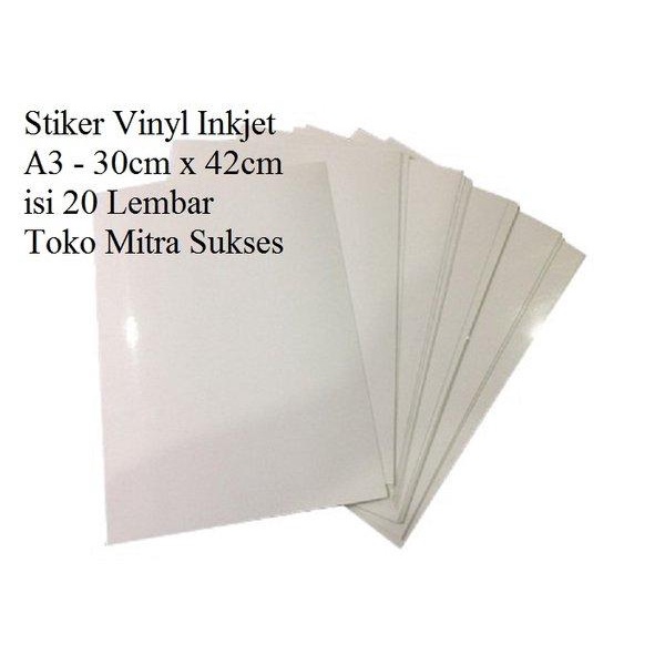 

Stiker Vinyl Inkjet A3