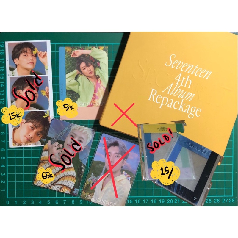 SEVENTEEN Sector 17 album inclusions jeonghan photostrip the 8 toploader benefit ktown