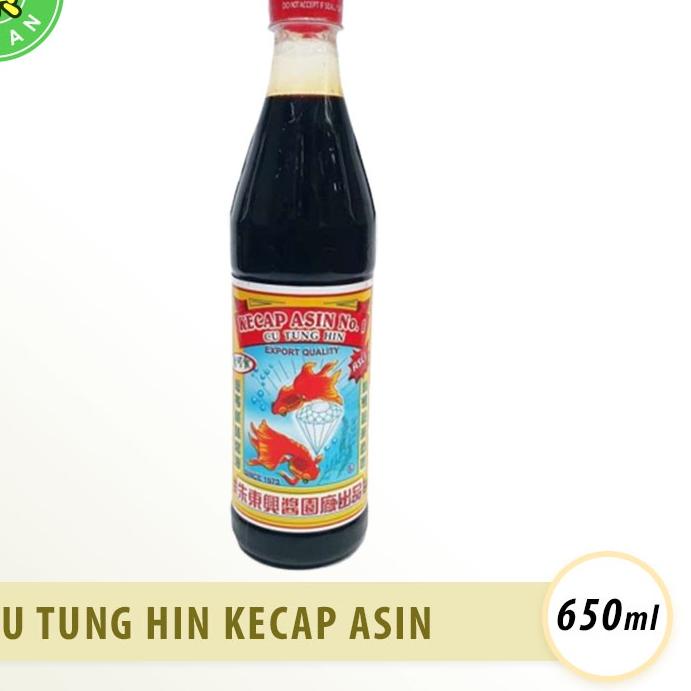 

✨10.10✨ Cu Tung Hin Kecap Asin 650ml Kecap Asin Ikan Koki Kecap Kalimantan !!