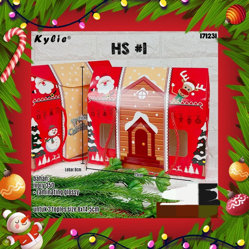 Box Toples Natal Christmas HS1