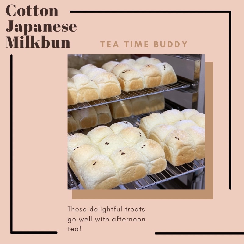

JAPANESE COTTON BREAD | MILKBUN JEPANG (18 X 18)