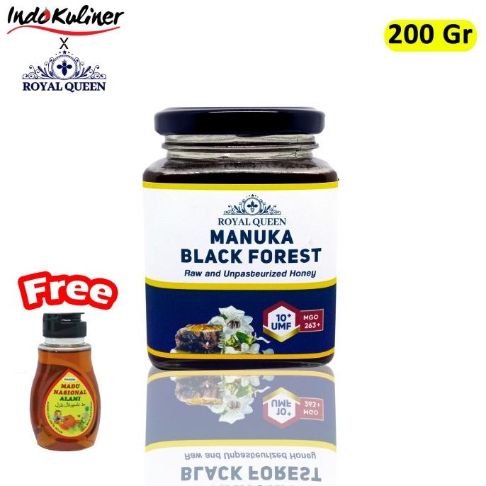 

[COD] Madu Manuka UMF 10+ Plus Black Forest Honey Blend Royal Queen 200 Gram [COD]