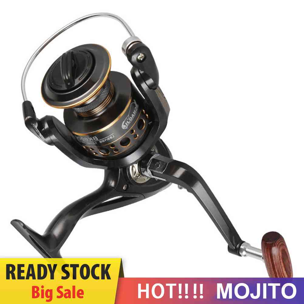 Bk Series 5.2 / 1 Spinning Reel Pancing Rasio Kecepatan Tinggi Bahan Metal