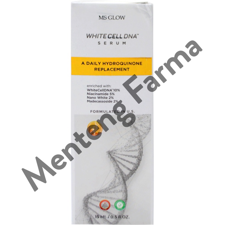 Ms Glow White Cell DNA Serum 15 mL - Formula Nanoencapsulation Mencerahkan Dalam 7 Hari