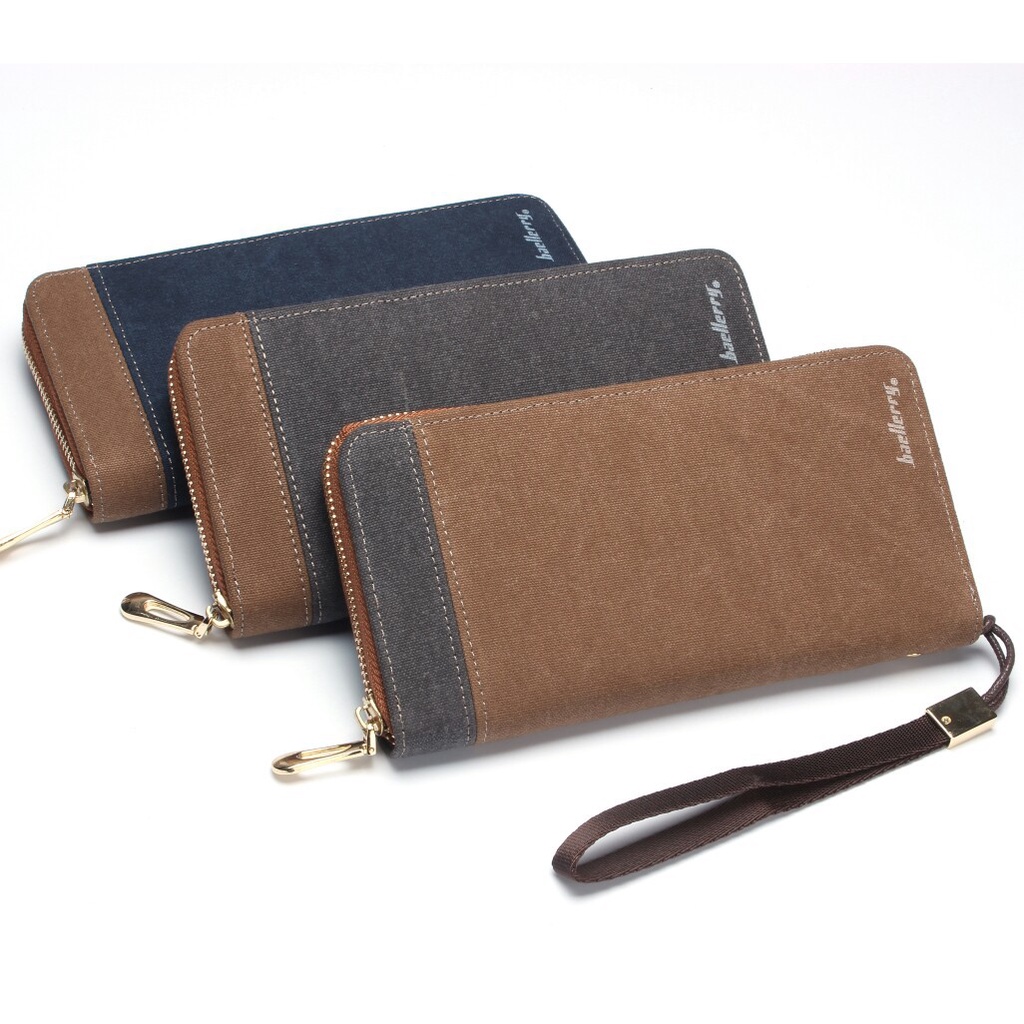 BAELLERRY S6033 Dompet Pria Panjang Bahan Kulit PU Leather Premium WATCHKITE WKOS