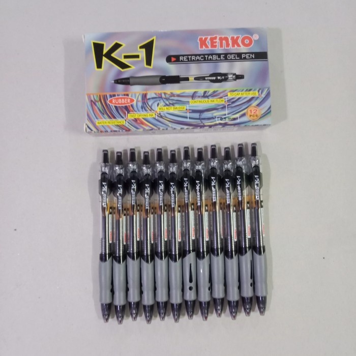 

murah Pen KENKO K-1 Gel 0.5 mm - Hitam