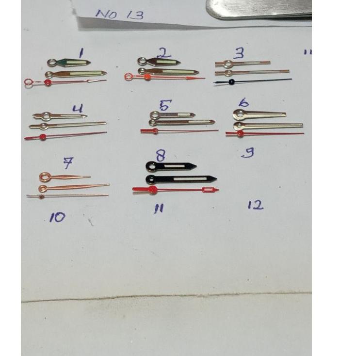 Hanya untuk anda--JARUM JAM TANGAN QUART UNTUK MESIN MIOTA,SL68,PC HITAM,AL35 DLL