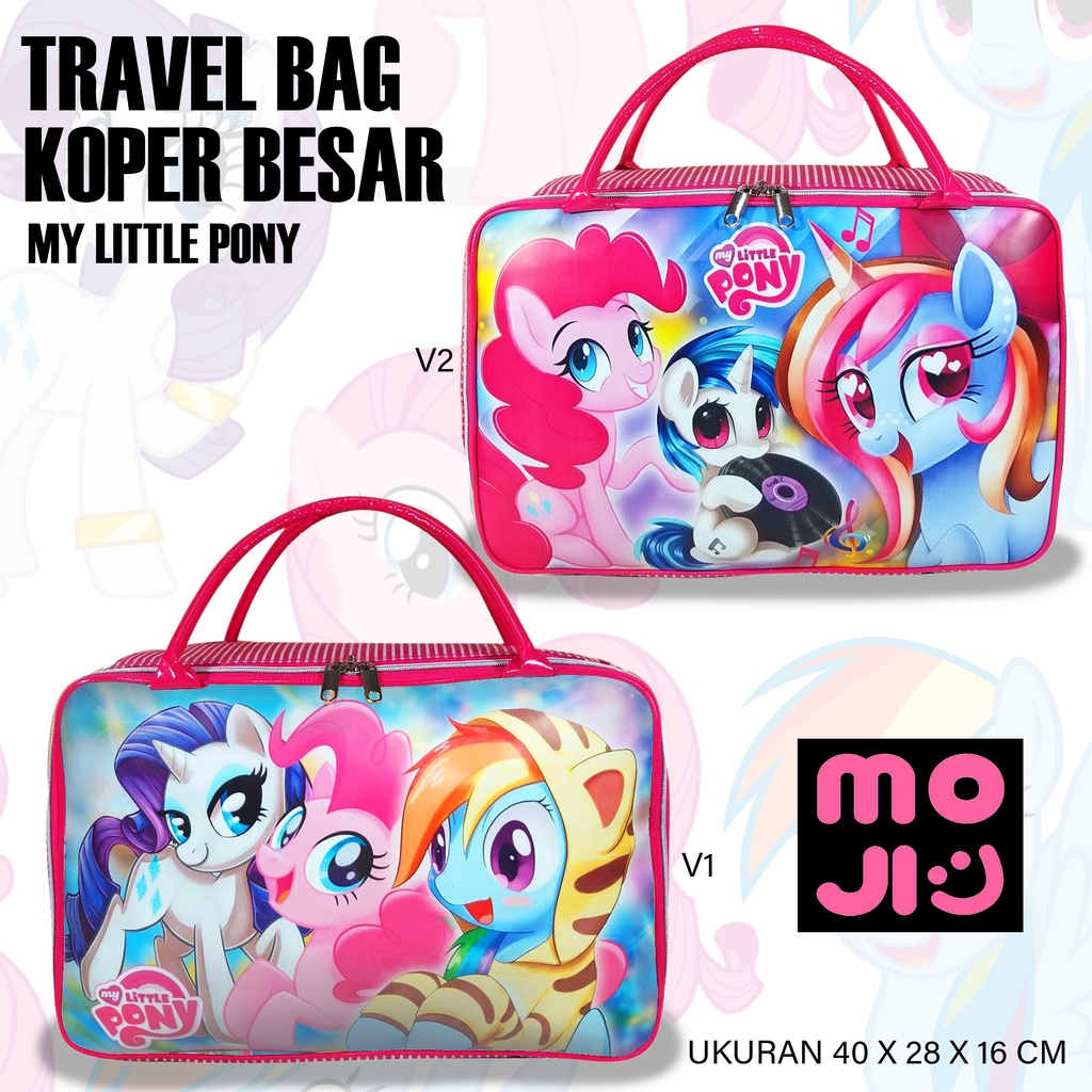 Tas mudik Tas travel bag ukuran besar motif karakter tas selempang Moji 1