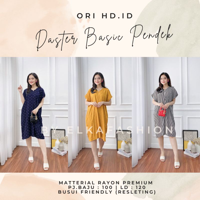 Daster Basic Pendek Hd.id Original Hd.id Daster Premium Daster Cantik