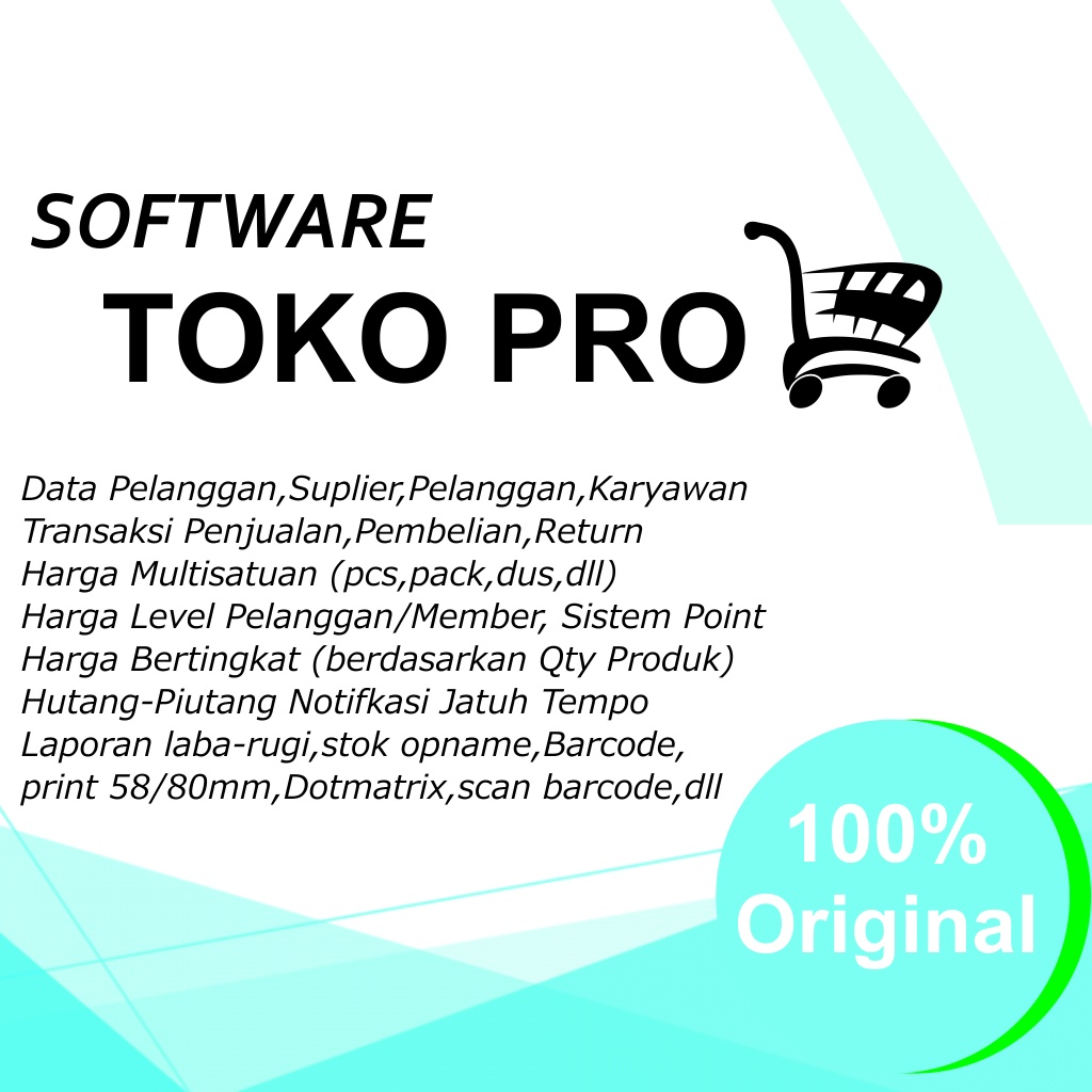SOFTWARE TOKO - PROGRAM TOKO ECER GROSIR RITEL/KLONTONG/DLL