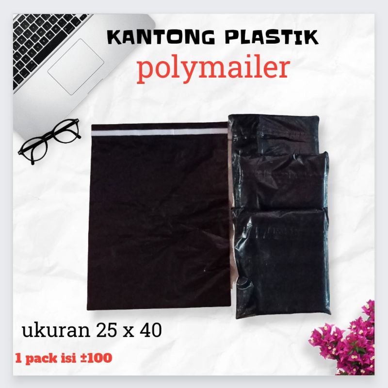 PLASTIK HD packing olshop ukuran 25 x 40cm polymailer