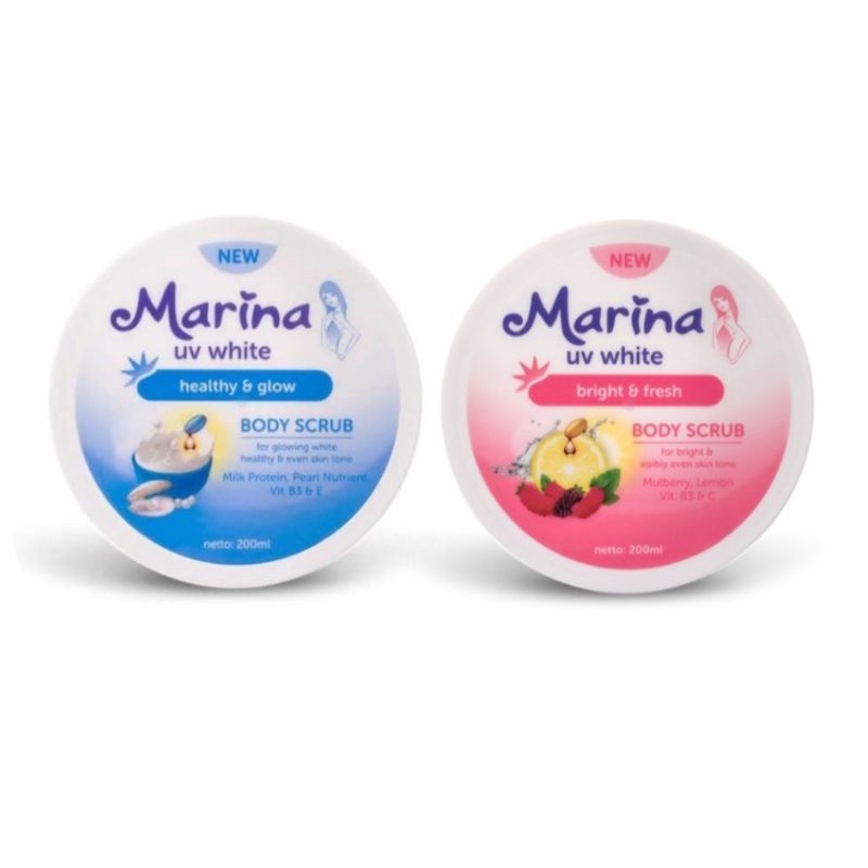 MARINA UV White Body Scrub 200ml