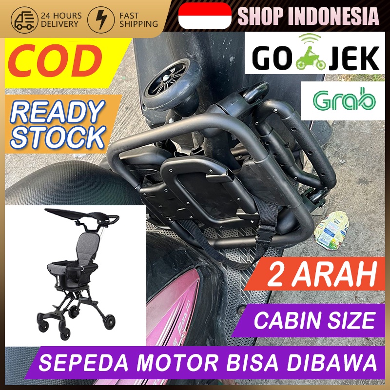 SWETY Kereta Dorong Bayi  2 Arah Dapat Dilipat