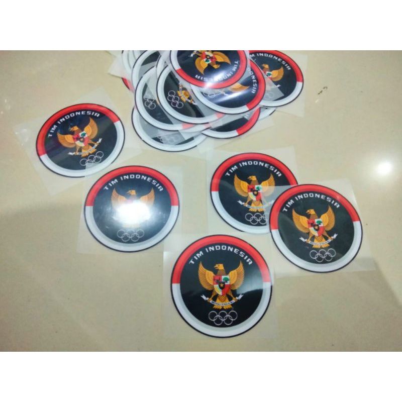 

Logo DTF Olympiade stiker DTF olimpiade lambang garuda 6cm x 6cm