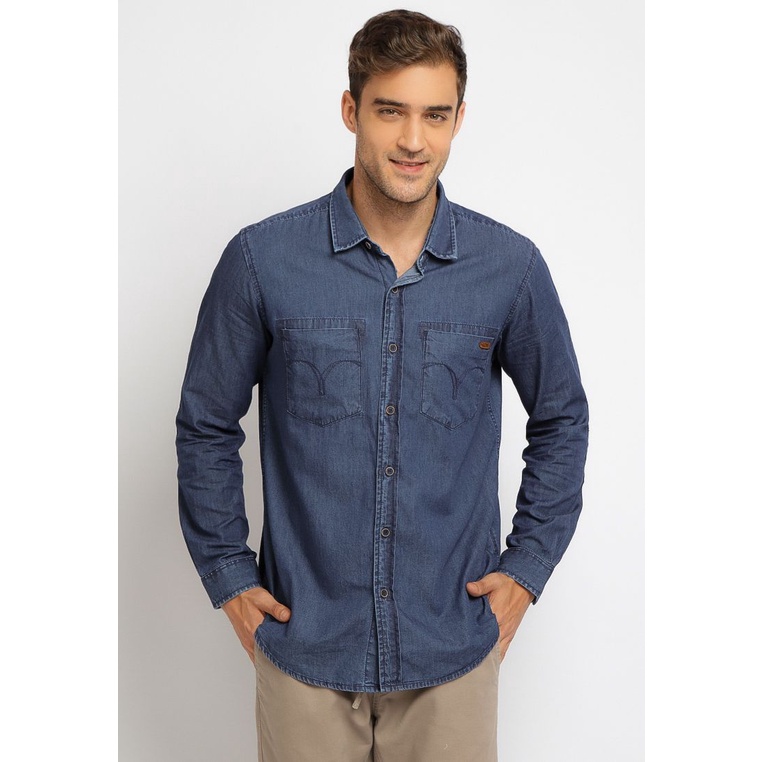 Kemeja Denim KLL293D - Lois Jeans Indonesia