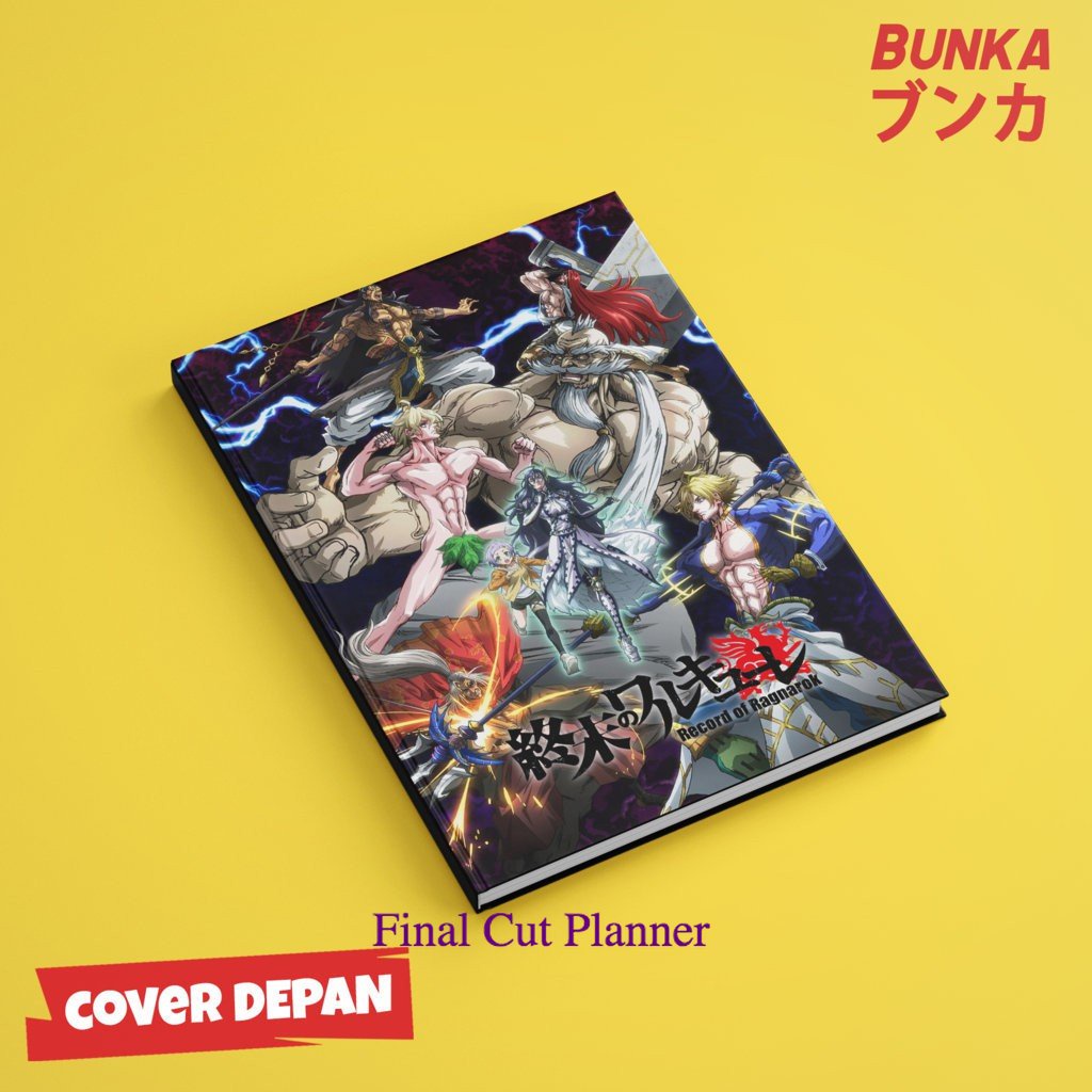 

Notebook Anime Record of Ragnarok B Hardcover A5 Buku Tulis Catatan Notes Agenda Planner Jurnal .