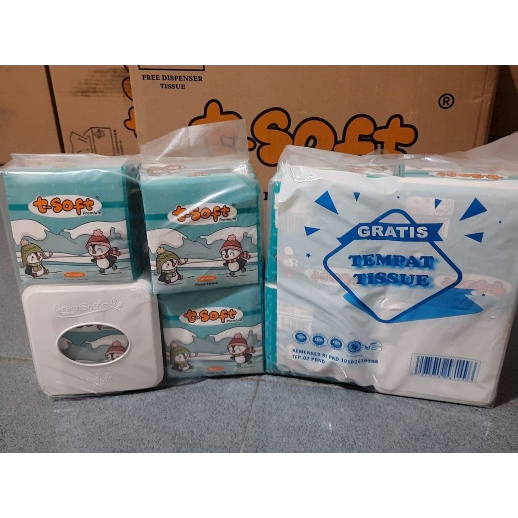 Tissue pop up premium T-soft / TSOFT POP UP [gerai]