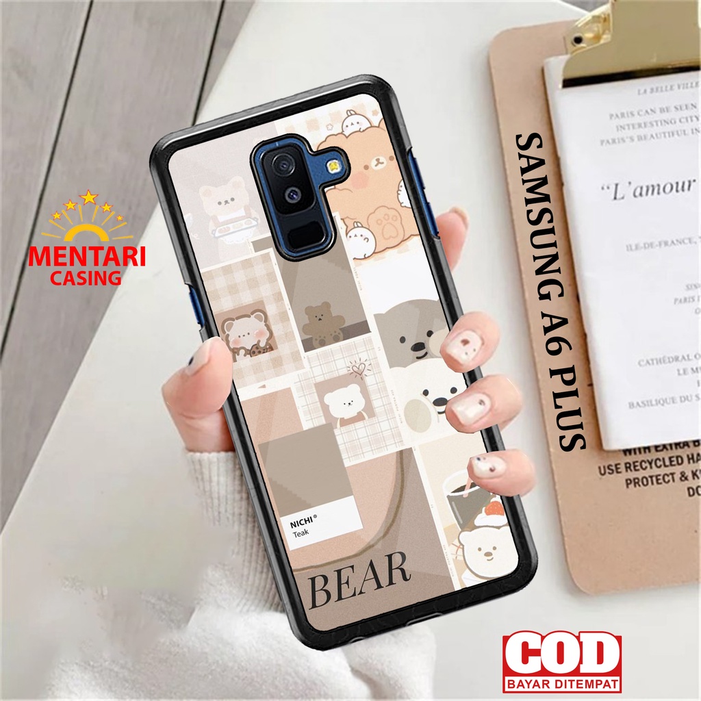 Case SAMSUNG A6 PLUS CASING SAMSUNG A6 PLUS [ CUTE ] Mentari casing case hp kondom hp case custom ca