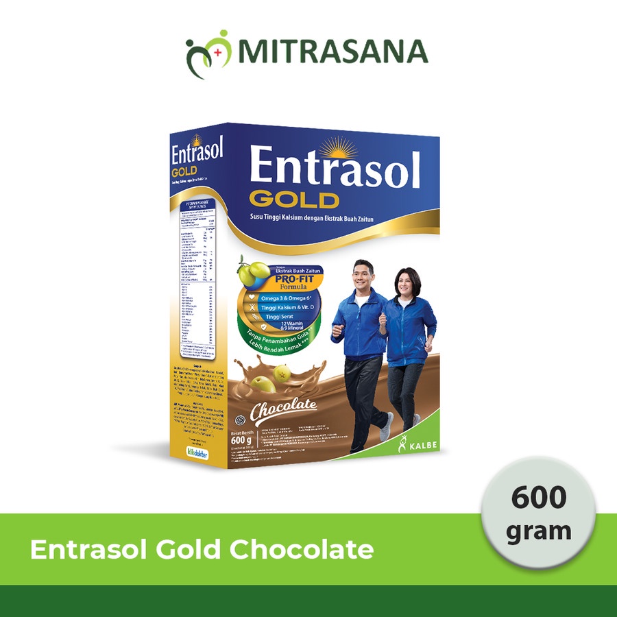 Entrasol Gold Coklat/Vanila 600gr