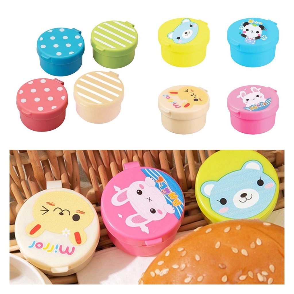 Wadah Saos Tomat Mayonise Bumbu Salad Mini Lucu Sauce Cup Bento