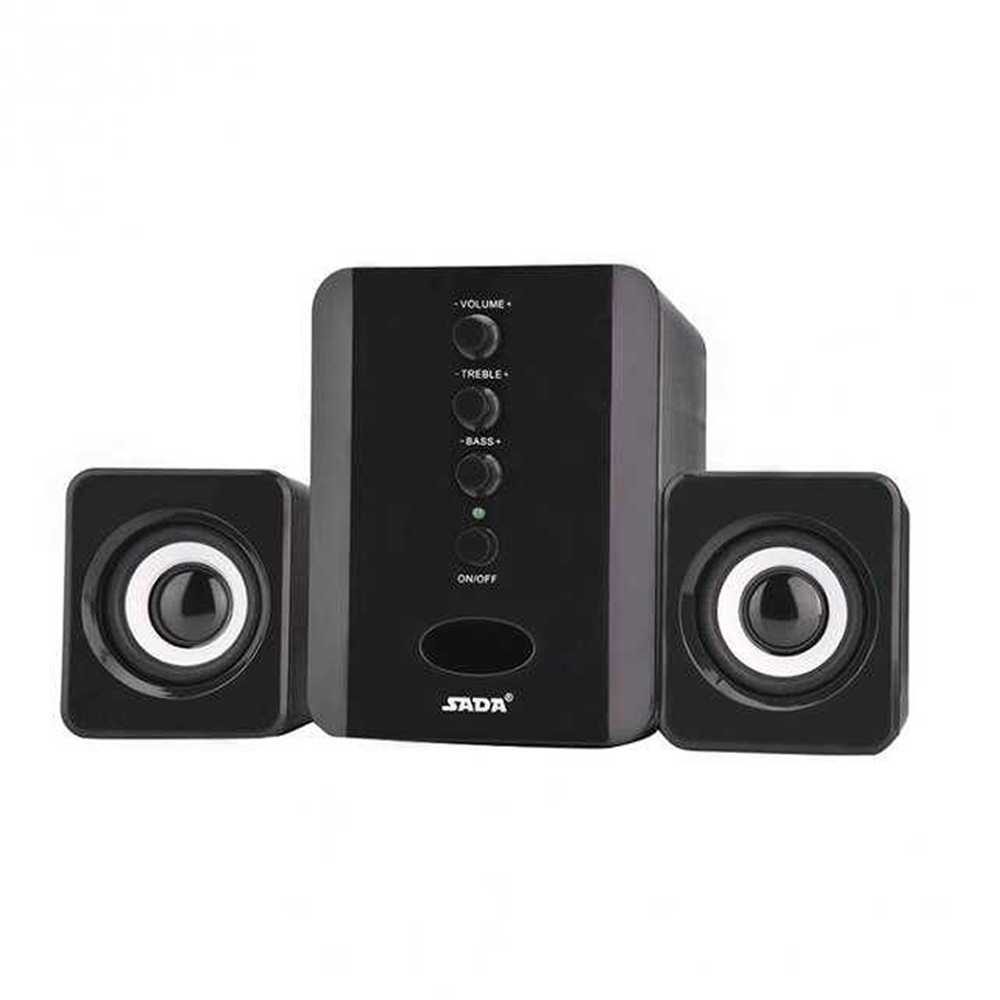 SADA Speaker Stereo 2.1 with Subwoofer &amp; USB Power - D-202