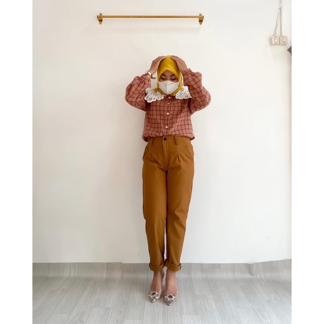 LOLIPOP PANTS | CELANA PANJANG WANITA HIGHWAISTED