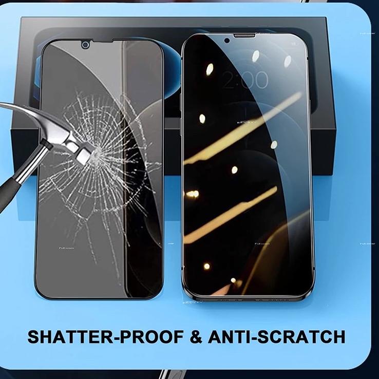 Viral ( PRIVACY & MATTE ) gorilla glass screen protector anti fingerprint tempered glass for iphone 