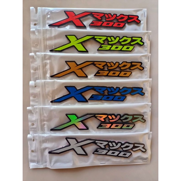 Emblem logo yamaha Xmax 300 japan timbul 3D tebal 2ml 1 set kanan kiri