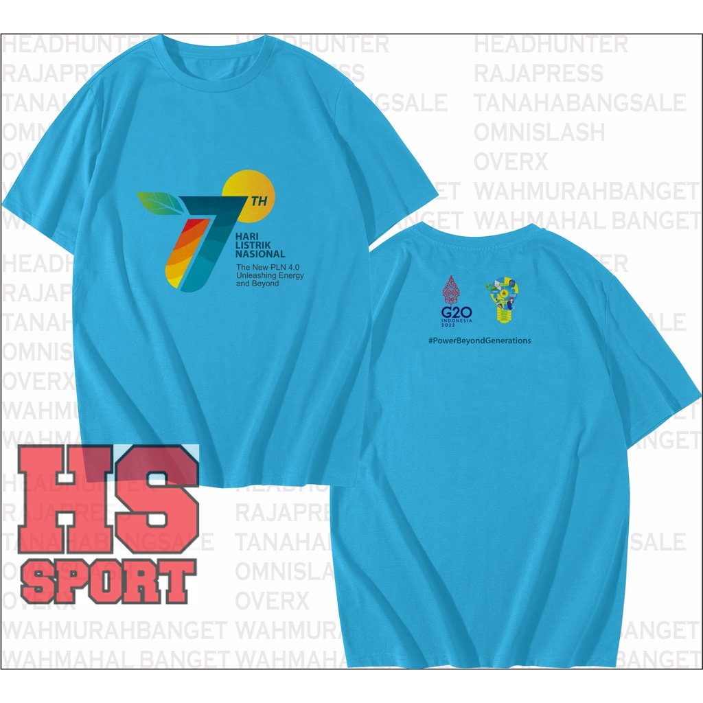 KAOS PLN - BAJU PLN  ULTAH KE 78 THN BUMN HARI LISTRIK NASIONAL PINTAR BESAR  - KAOS PLN 78