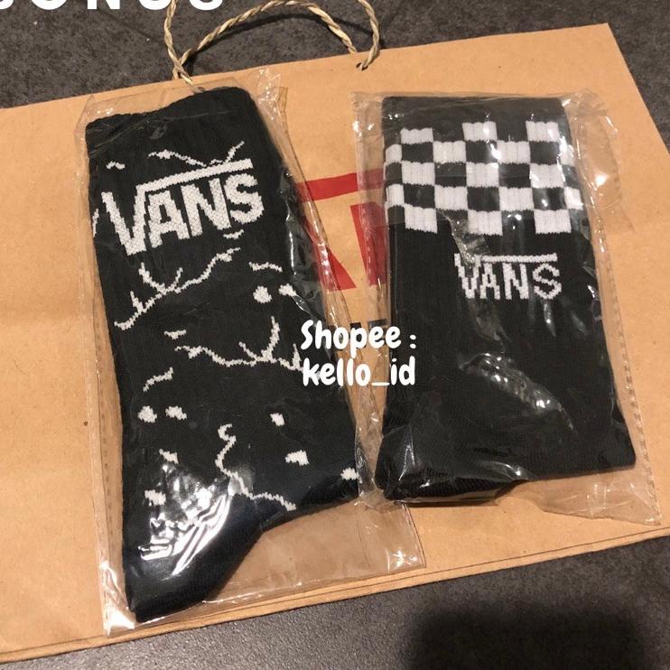 Hot Sale (BONUS SANDAL VANS) SEPATU VANS OLDSKOOL BLACK WHITE - SNEAKERS VANS OLD SKOOL PREMIUM MURA