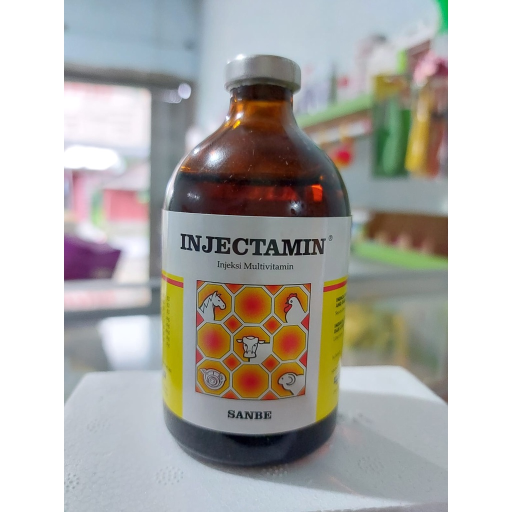 INJECTAMIN Sanbe 100 ml - Multivitamin Hewan