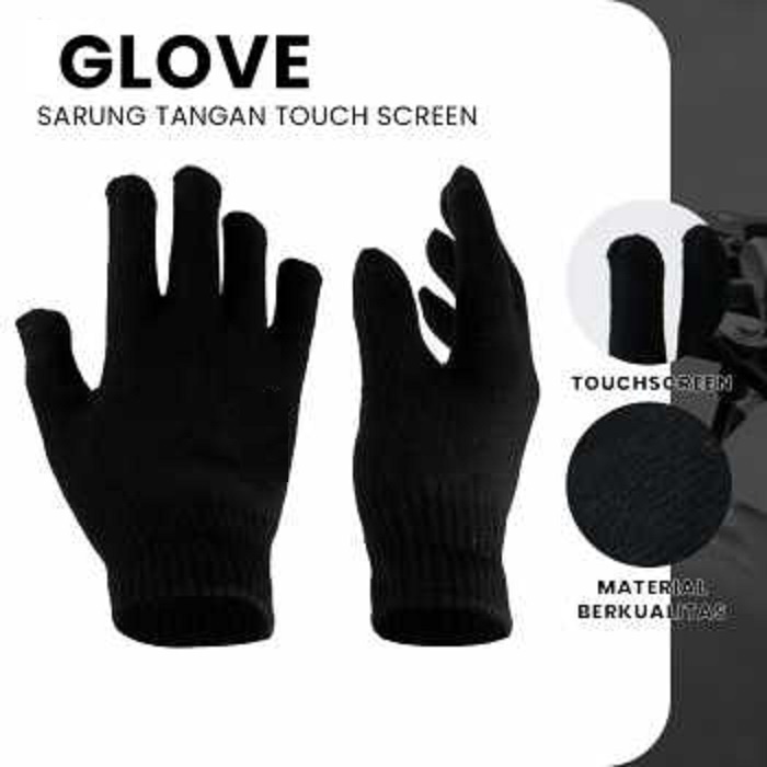 Sarung Tangan Touchscreen Sepeda Motor Sentuh Handphone Touch Screen HP Anti Slip Glove