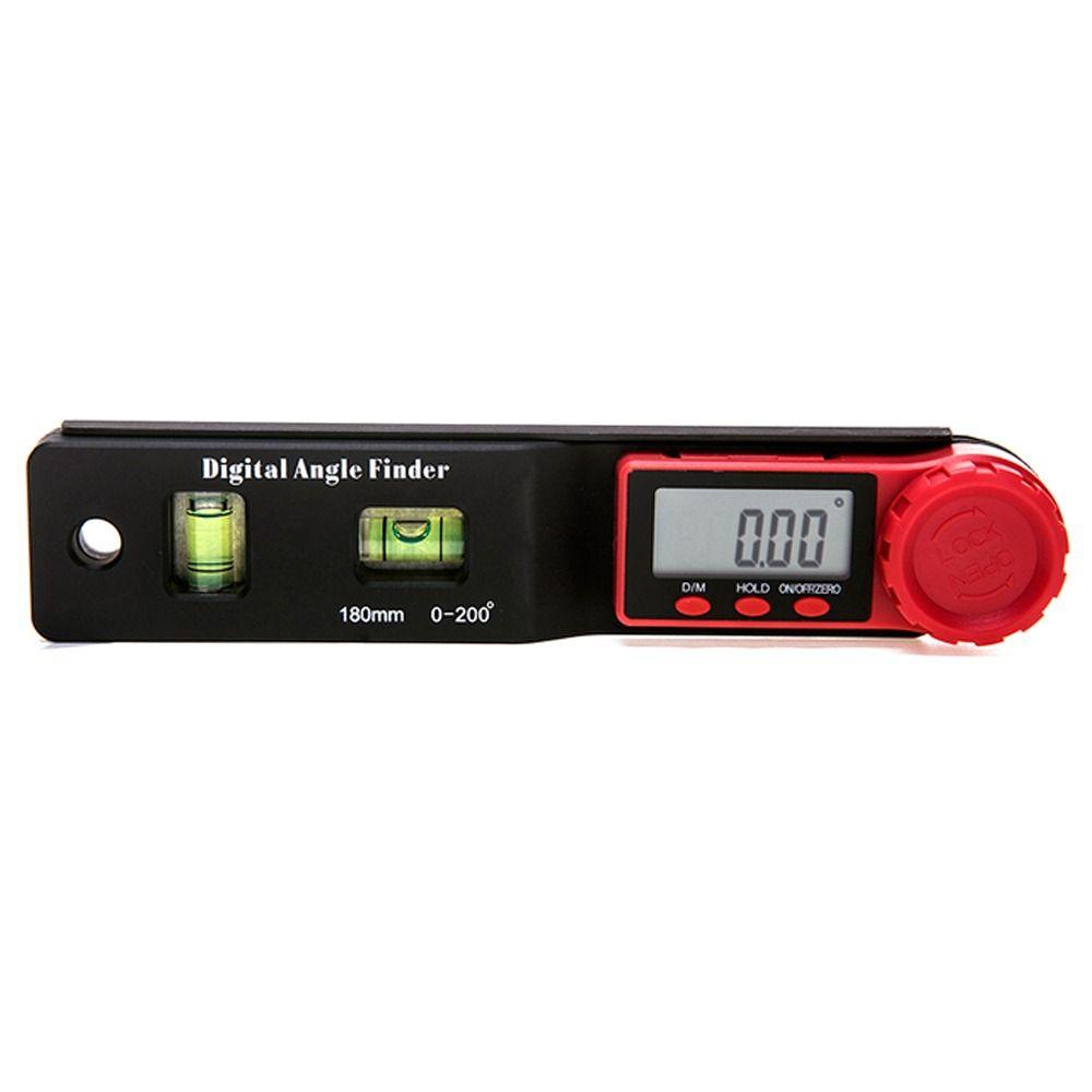 Solighter Digital Instrumen Sudut Inclinometer Profesional 2in1 Measuring Angle Detector