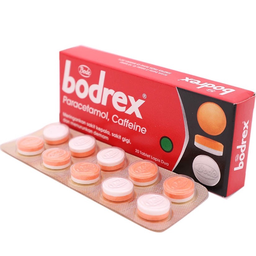 [ECER] Bodrex Classic 1 Strip 10 Tablet Pereda Pusing Nyeri