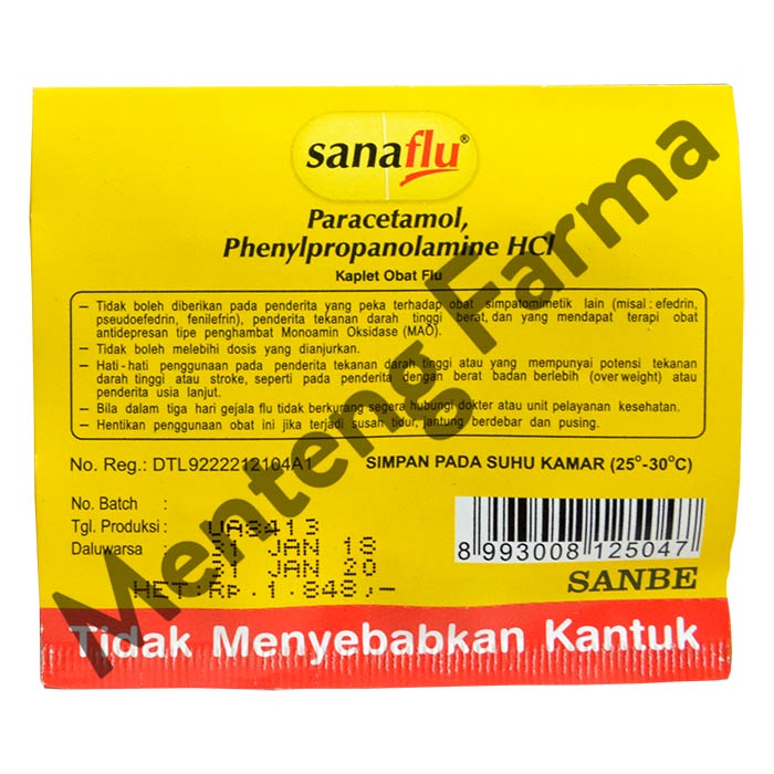 Sanaflu - Obat Pereda Flu dan Pilek