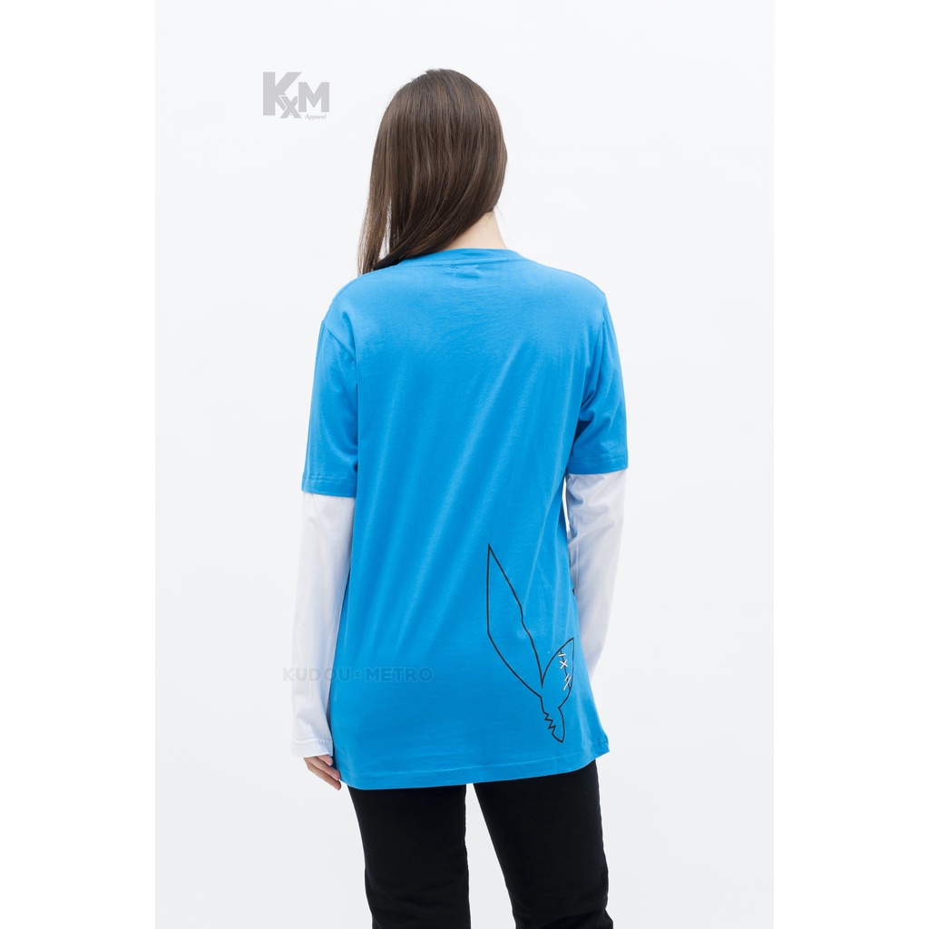 Longsleeve Double Layer Gawr Gura Blue Hololive