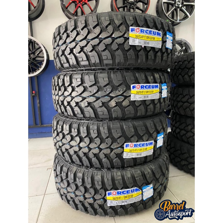 Ban Lapangan 265/70 R17 Forceum M/T Ban Mobil Ring 17 Berkualitas