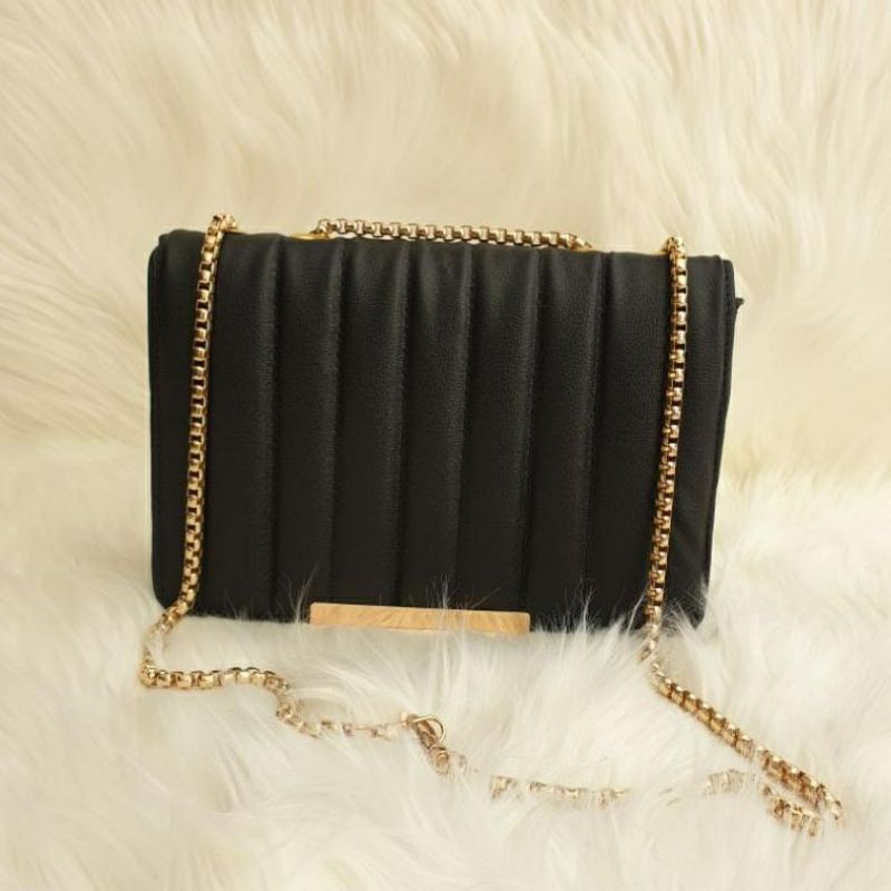 Slingbag Lucira Hitam PREMIUM || Tas Selempang Lucira KEKINIAN VIRAL