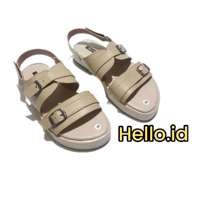 MANGO'S Platform Sandal Wanita Wedges Gasper Strap 2 (MANGO'S Fanni)