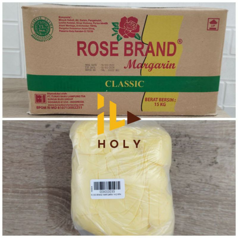 

Rose Brand Margarin Kuning (500gr) Repack