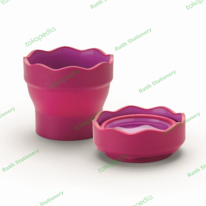 

Gaya Faber Castell Clic & Go Water Cup / Wadah Air Lukis Faber Castell Bagus