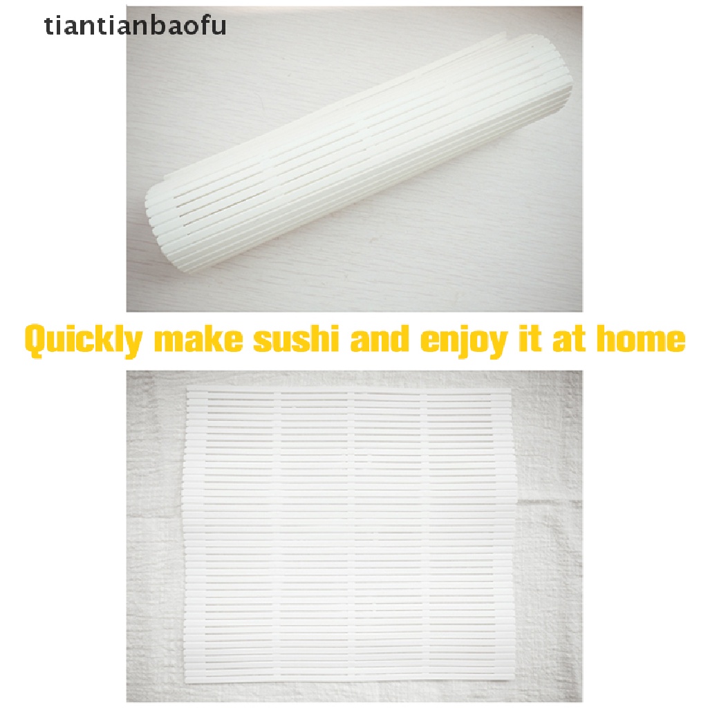 (Tianbaofu) Alas Penggulung Sushi DIY Anti Lengket