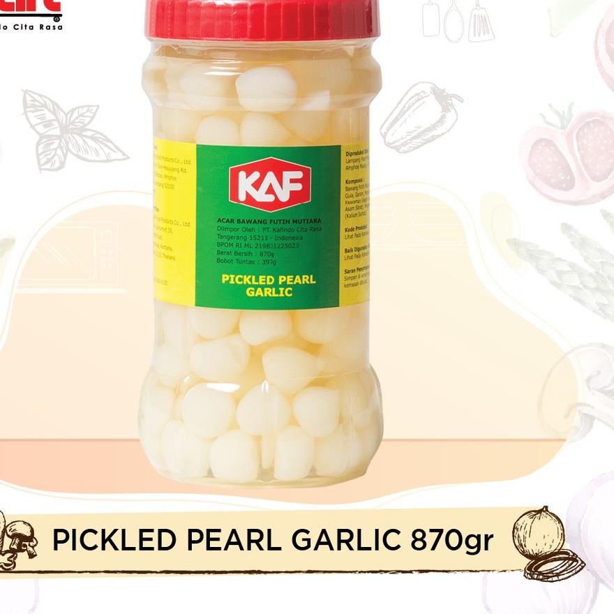 

Terbaru dan terlaris KAF Pickled Pearl Garlic 870gr serbuuu !