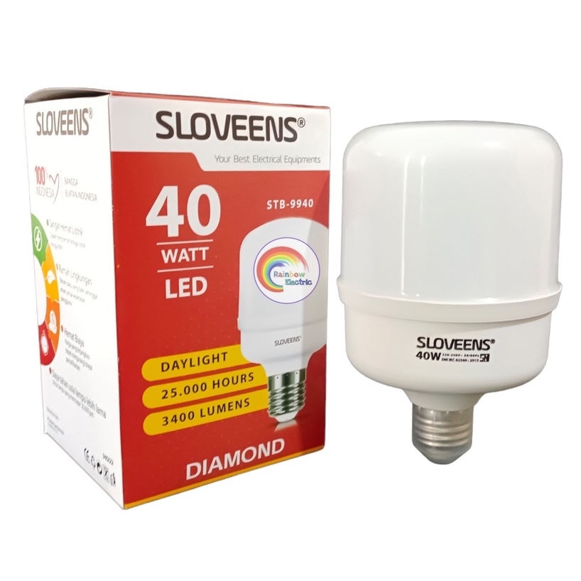 Sloveens Diamond Lampu LED Capsule 40 Watt