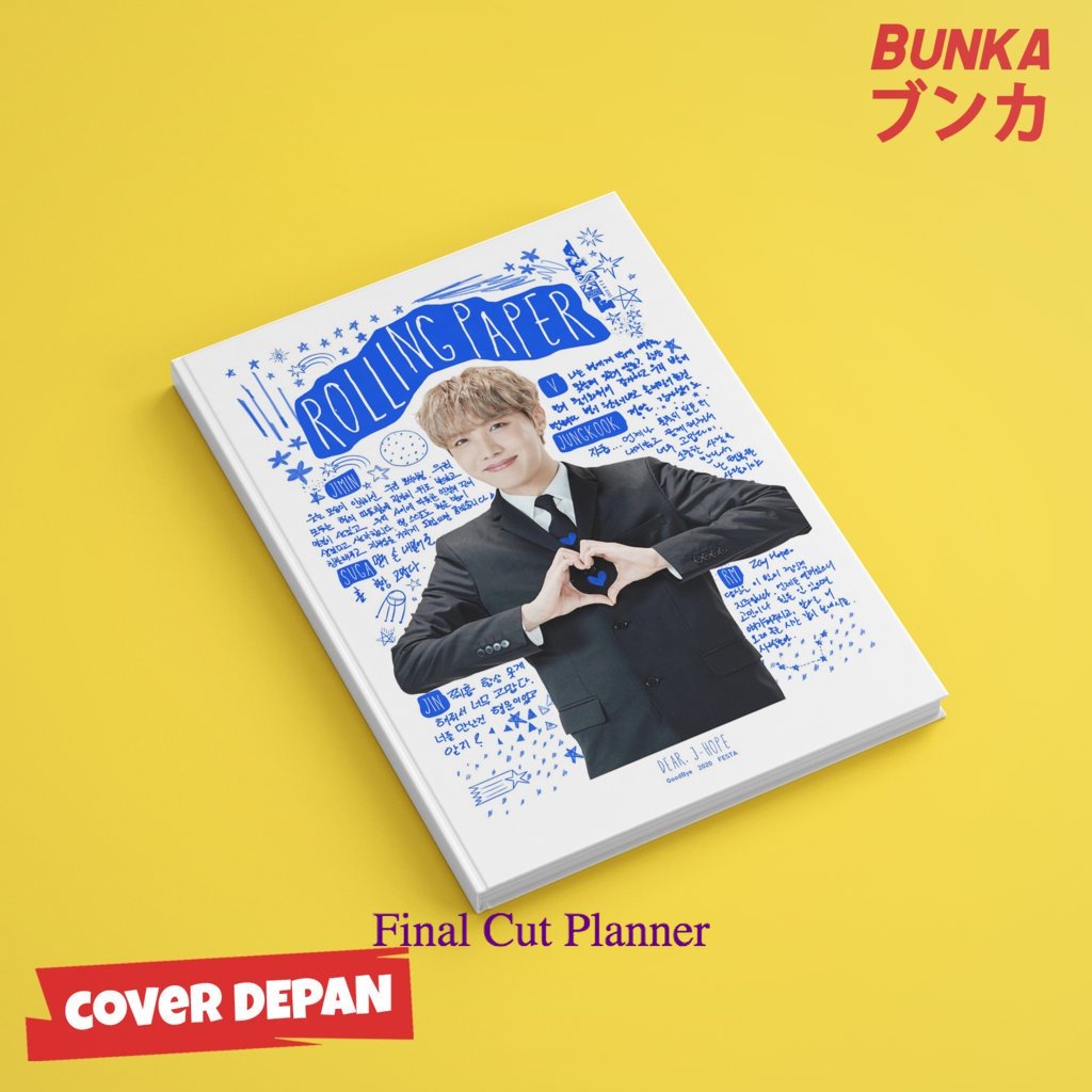 

Notebook KPOP BTS Festa J Hope Hardcover A5 Buku Tulis Catatan Notes Agenda Planner Jurnal .