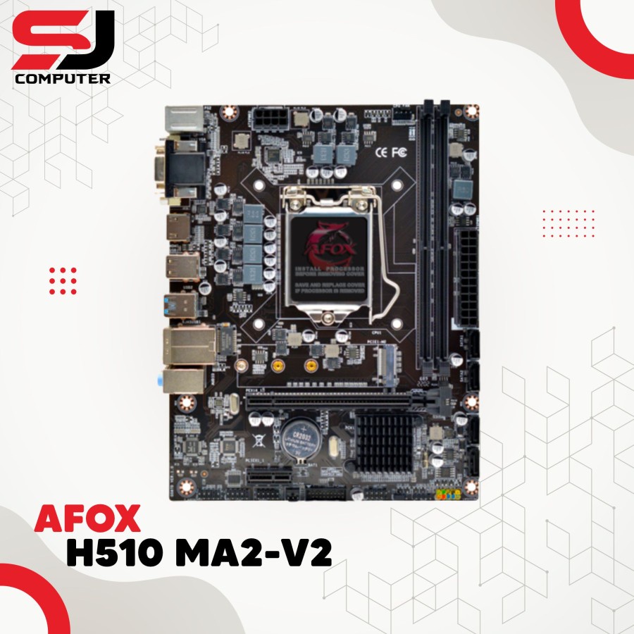 AFOX H510 MA2-V2 Micro ATX Motherboard DDR4 LGA 1200