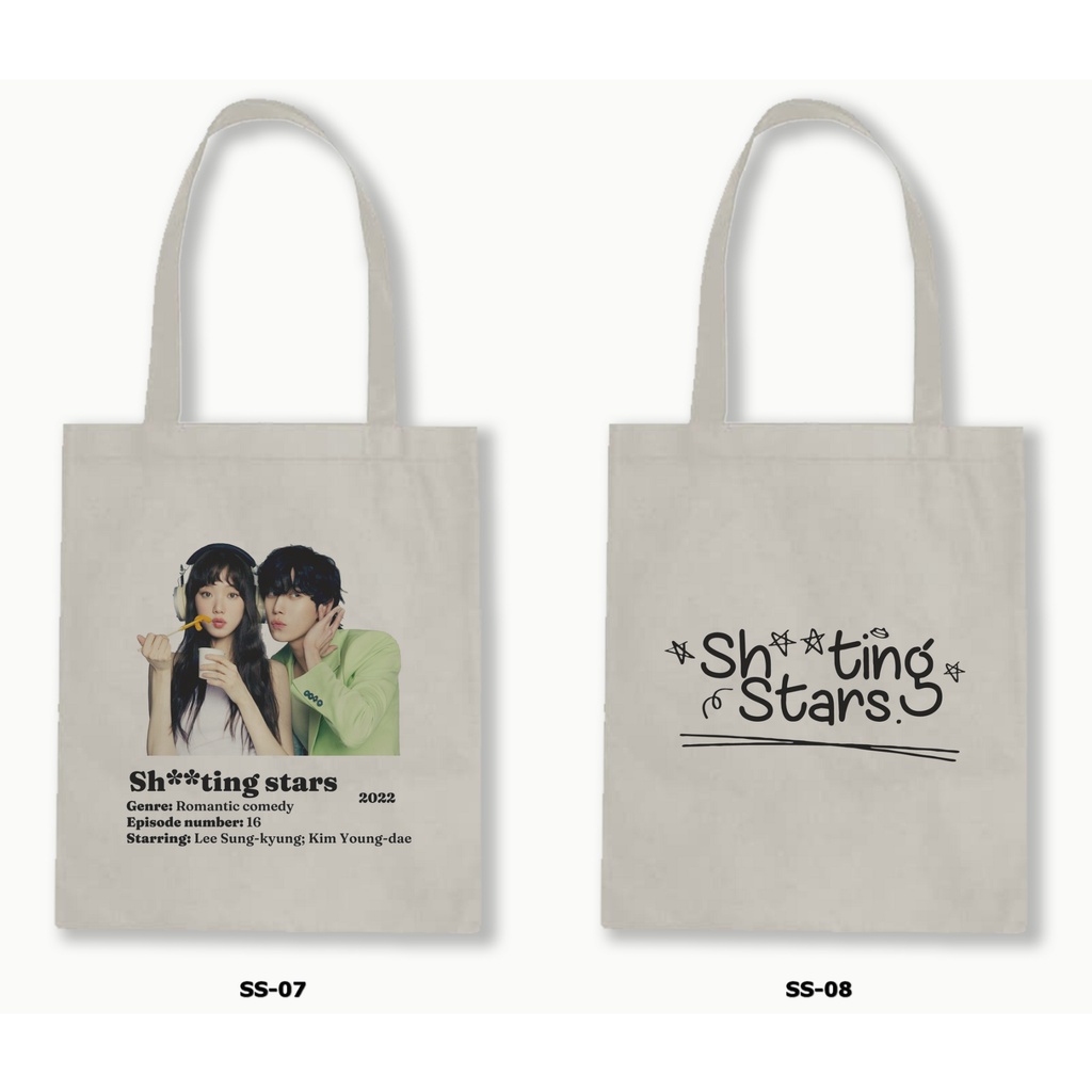 TOTE BAG BLACU - SHOOTING STARS / DRAKOR / KDRAMA
