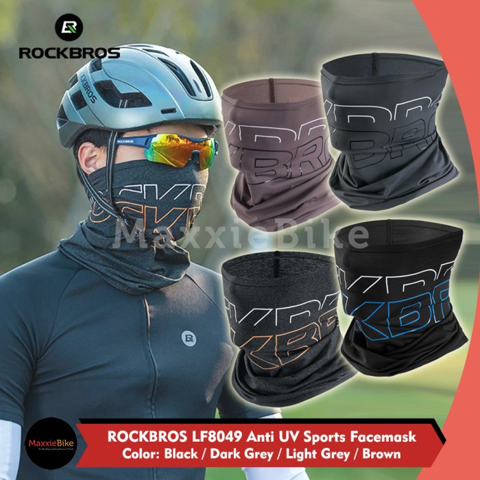 ROCKBROS LF8049 MASKER WAJAH BUFF BANDANA SEPEDA FACE MASK SCARF BUFF